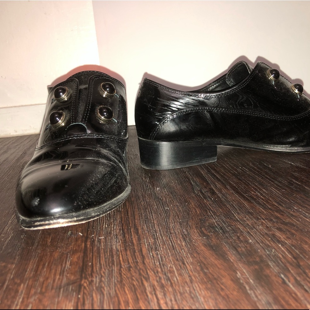Antonio Melani Black Nivinchi Patent Leather Shoe